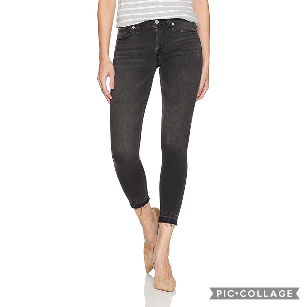 7 For All Mankind Black Gwenevere Skinny Jeans 29 - Picture 3 of 10